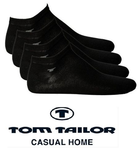 Tom Tailor - Sneaker - 4er Pack - schwarz