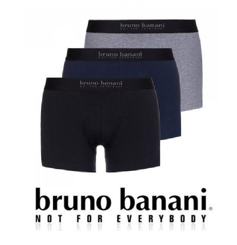 Bruno Banani - Pants - 3er Pack - schwarz/blau/grau