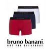 bruno banani - Pants - 3er Pack - rot/blau/weiß