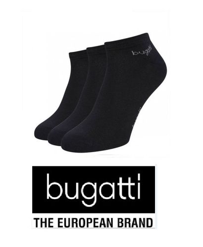 bugatti - Sneaker - 3er Pack - schwarz