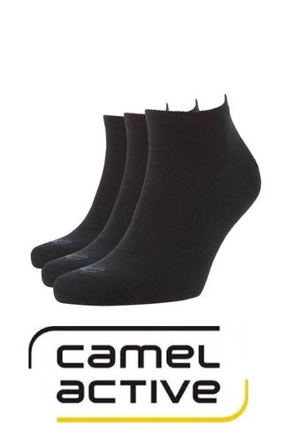 Camel Activ - Sneaker - 3er Pack - schwarz