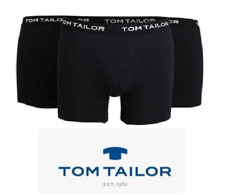 Tom Tailor - Long Pants - 3er Pack - schwarz