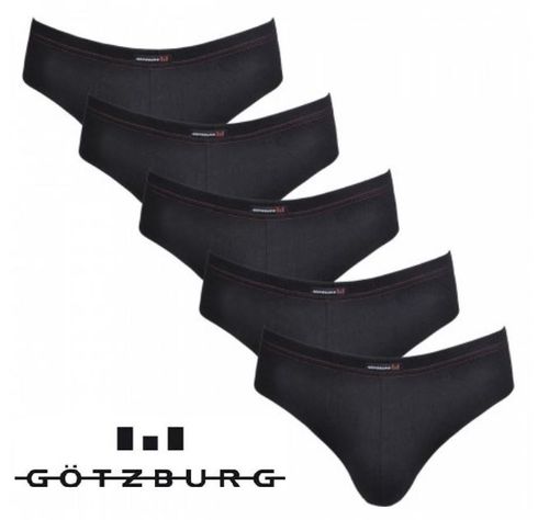 Götzburg - Sportslip - 5er Pack – schwarz