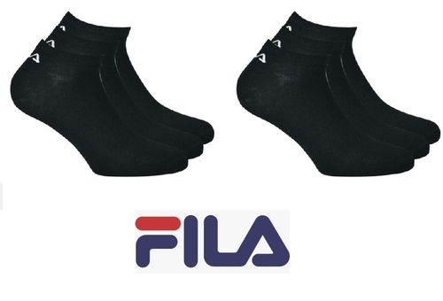 Fila - Sneaker Socken - 3er Pack - schwarz