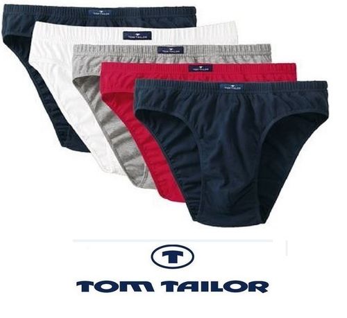 Tom Tailor - Sportslip - 5er Pack - blau/rot/grau/weiß/schwarz